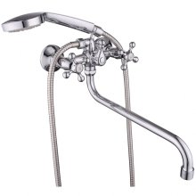 Смеситель для ванной 308 латунь двухручковый BBD-2013-35S-58, 1/2 Lucky Tap