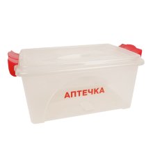 Контейнер  7,5 л. Аптечка прямоугольный с ручкой (М7372)