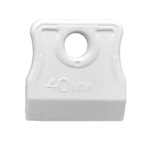 Шпатель  40 мм. для межплиточных швов эластичная резина White Edition 3080069 DECOR