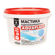 Мастика 2,5 л. акриловая универсальная АКВАПЛАСТ DALI Рогнеда гидроизоляционная (голубой)
