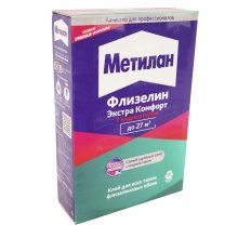 Клей обойный 0,5 кг. Флизелин Экстра Комфорт с индикатором МЕТИЛАН