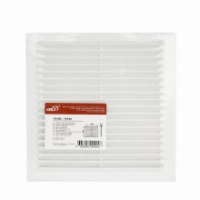 Решетка вентиляционная 194*194 мм. ЭРА 1919С неразборная с сеткой