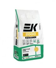 Клей плит для внутренних и наружных работ раб  5 кг. ЕК 2000 KERAMIK ЕК