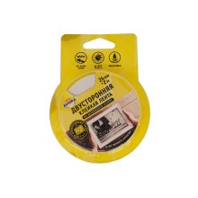 Лента двухсторонняя 24 мм.* 2 м вспененная основа, блистер AVIORA