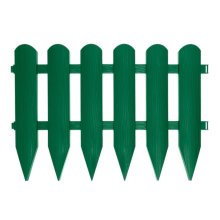 Садовое ограждение 40 см.*0,6 м. Штакетник хаки ПРОТЭКТ