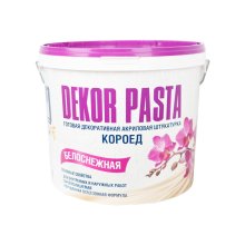 Штукатурка для внутренних и наружных работ «короед зерно 2 мм.» 25 кг. BERGAUF Decor Pasta