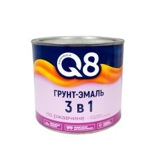 Грунт-эмаль по ржавчине 3в1 1,8 кг. белая FORMULA Q8