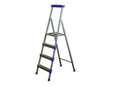 Стремянка 4 ступеней, широкие (профиль 30*15) СМ4 НИКА