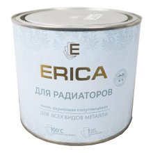 Эмаль акриловая 1,8 кг. для радиаторов (белый) полуглянцевая ERICA