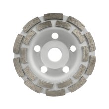 Чашка шлифовальная алмазная 125*22,23 мм. сегментная 2-рядная по бетону 303212 Almarez