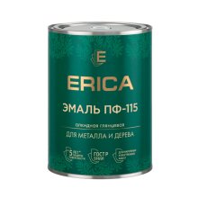Эмаль ПФ-115  0,8 кг. белый ERICA