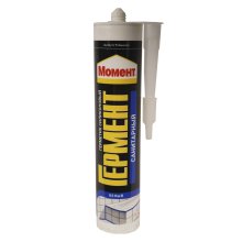 Герметик силиконовый санитарный ГЕРМЕНТ (белый), 280  мл.