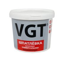 Шпатлевка для внутренних и наружных работ 7,5 кг. ВГТ
