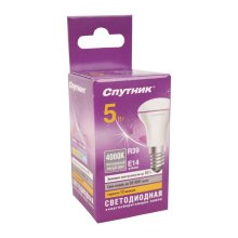 Лампа светодиодная LED R39 5W/4000K/E14 Спутник