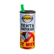 Липкая лента от мух 0,04 м.* 0,7 м. AVIORA