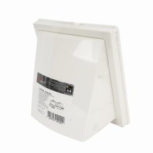 Выход стенной наружный 150*150хD100 мм. ЭРА 1515К10ФВ (белый) c фланцем