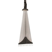 Грабли веерные металлические 15 зубьев раздвижные FINLAND