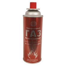 Газ аэрозольный 520 мл. универсальный для портативных приборов всесезонный (сжиженный углеводородный) DECORIX
