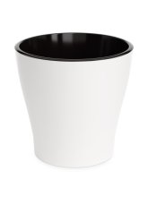 Горшок для цветов  Лея 5 л. двойной  (белый) (М7930)