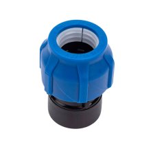 Муфта ПНД компрессионная соединительная вн/р 25х3/4  VALFEX