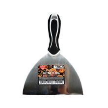Шпатель 150 мм. нержавеющая сталь 2К ручка сбалансированный Black White DECOR
