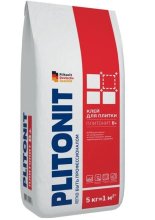 Клей плиточный для внутренних и наружных работ 5 кг. ПЛИТОНИТ В