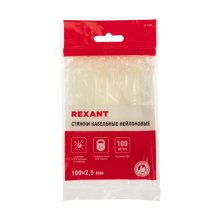 Хомут 2,5х100 мм. нейлоновый (белый) (100 шт.) REXANT