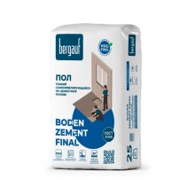 Наливной пол 25кг Bergauf Boden Zement Final самоневелирующий