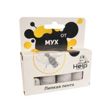 Липкая лента от МУХ 4 шт./упак. HELP