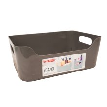 Корзина SCANDI 240х190х105мм 4,6л (серый) БЫТПЛАСТ