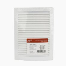 Решетка вентиляционная 150*200 мм. ЭРА 1520РЦ неразъемная с сеткой