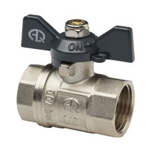 Кран шаровый вн/вн бабочка 1/2  AQUALINK