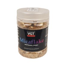 Добавка декоративная 0,04 кг. ВГТ Micaflake (имитация слюды) 2000 мкм. золотистый