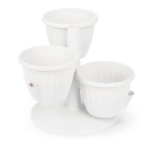 Горшок для цветов  Каскад 0,7л (белый) (М8067)