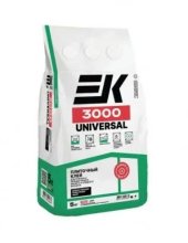 Клей плиточный для внутренних и наружных работ 5 кг. ЕК 3000 UNIVERSAL ЕК
