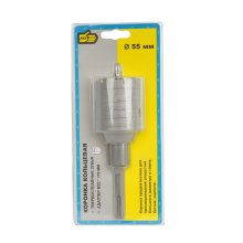 Коронка по камню 55 мм. SDS-плюс и центрирующим сверлом в сборе ПРОМИС