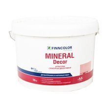 Штукатурка водно-дисперсионная 16 кг. MINERAL DECOR ШУБА 1,5 мм. Tikkivala