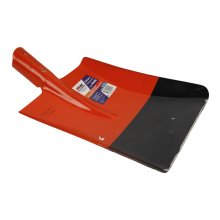 Лопата совковая рельсовая сталь углубленная прямоугольная оранжево-черная S-21 MAWIPRO