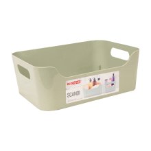 Корзина SCANDI 240х190х105мм 4,6л (зеленый флэк) БЫТПЛАСТ