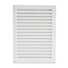 Решетка вентиляционная 175*247 мм. прямые жалюзи разъемная с сеткой