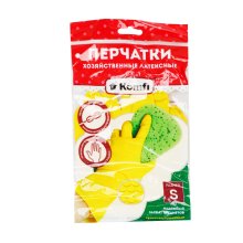 Перчатки резиновые латексные S