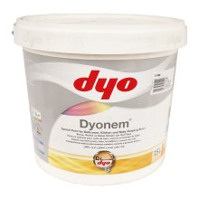 Краска водоэмульсионная интерьерная 15 л. для влажных помещений матовая DYONEM (разбавление до 10%) DYO