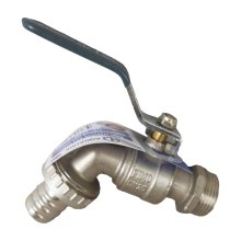 Кран водоразборный со штуцером ручка 3/4 AQUALINK