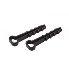 Дюбель-хомут  5-10 мм. нейлон прямоугольный (черный) (100 шт.) PROconnect