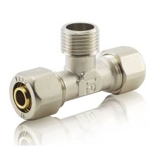 Тройник обжимной с переходом на нар/р 16х1/2х16 AQualink