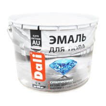 Эмаль алкидно-уретановая 9 л. для пола серый РОГНЕДА DALI