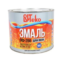 Эмаль ПФ-266  1,8 кг. красно-коричневая ВИТЕКО