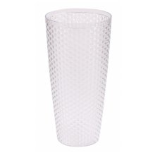 Ваза  для цветов  Мозаика Люкс (d150 мм. выс 305 мм.) (прозрачный) (М7521)
