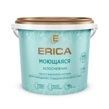 Краска водоэмульсионная моющаяся 13кг ВД-АК белоснежная мат ERICA