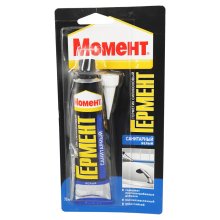 Герметик силиконовый санитарный ГЕРМЕНТ (белый), 85  мл.